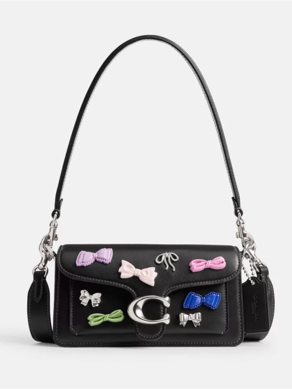 Coach TABBY SHOULDER BAG 20 WITH BOWS